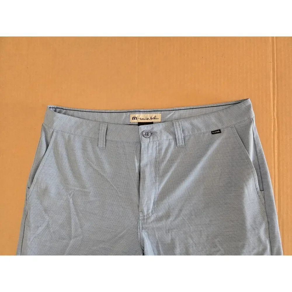 Travis Mathew Bermuda Blus 8” Golf Casual Shorts Men Size 34